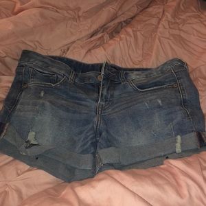 Express mini shorts